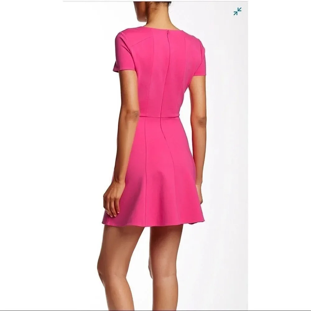 Halston Heritage Mini Fit & Flare Dress - Picture 2 of 8